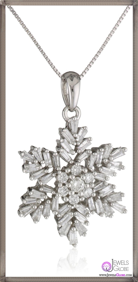 Kobelli Neige Round Diamond Fashion Pendant Necklace