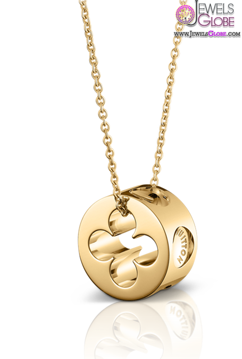 Louis-Vuitton-Large-Empreinte-pendant-in-yellow-gold The 29 Most Popular Gold Pendant Designs For Women