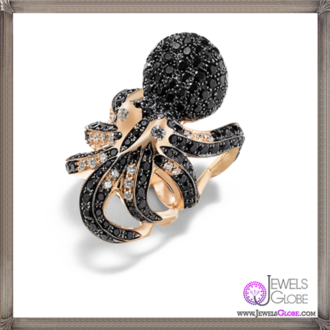 Octopus ring. Roberto Coin dedicates this jewel to the most intelligent