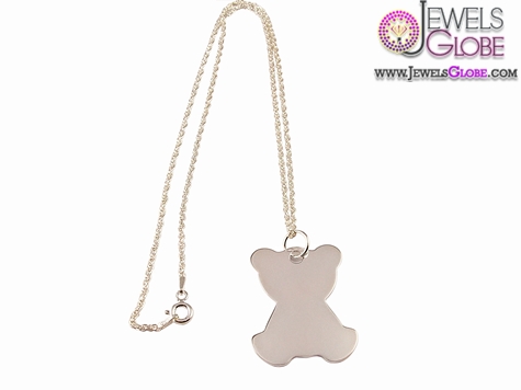 Sterling-Silver-Teddy-Necklace-for-Children 33 Amazing Designs Of Baby Necklaces