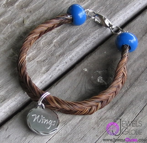 custom horse hair bracelet jewellery