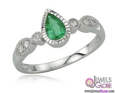 discount emerald cut engagement ring
