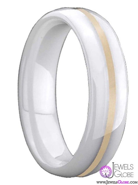 men's white ceramic wedding bands with yellow gold men's white ceramic wedding bands with yellow gold