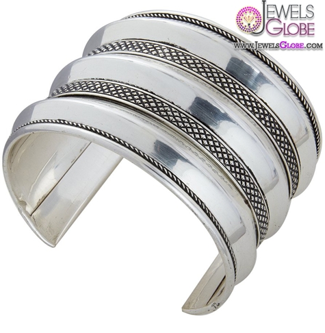 merveilles silver cuff bracelet for women