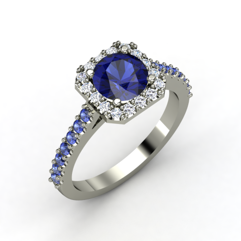 sapphire wedding rings for women
