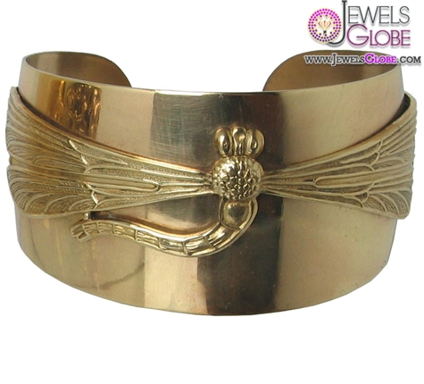 verderocks dragonfly cuff brass bracelet for women